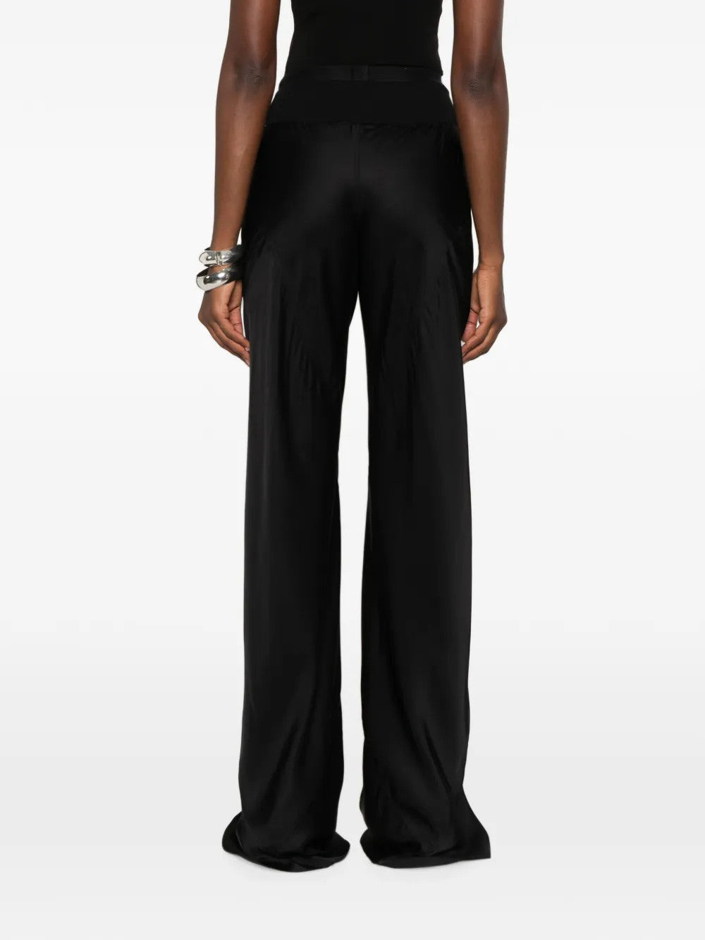 Black pants, full body view