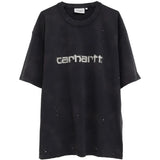 Black t-shirt, front view