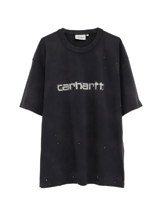 Black t-shirt, front view