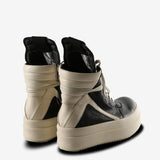 Black sneakers, back view