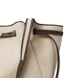 Tan bag, front view