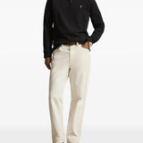 Black knitwear, full body view