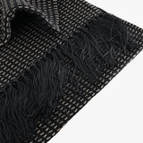 Black scarf, front view
