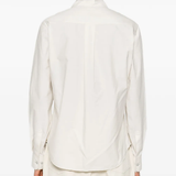 White shirt, back view