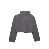 ENFANTS RICHES DEPRIMES - Women Collared Cropped Cardigan