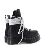 RICK OWENS X DR. MARTENS - Women Quad Sole Steel Toe Boot