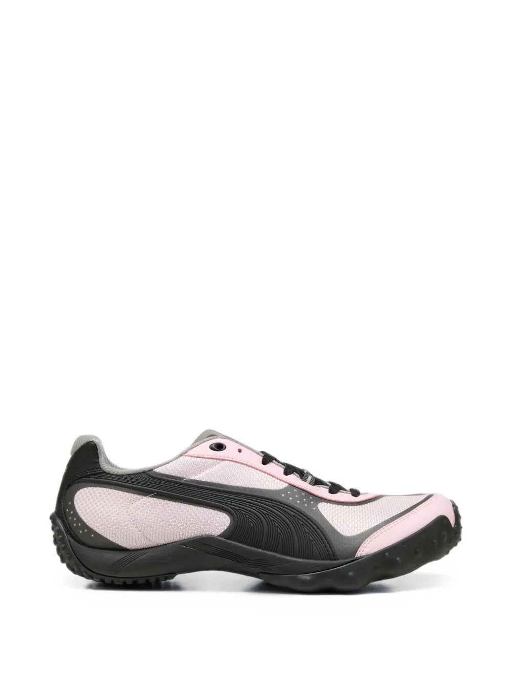Pink shoes, front view