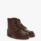 Brown boots, side view