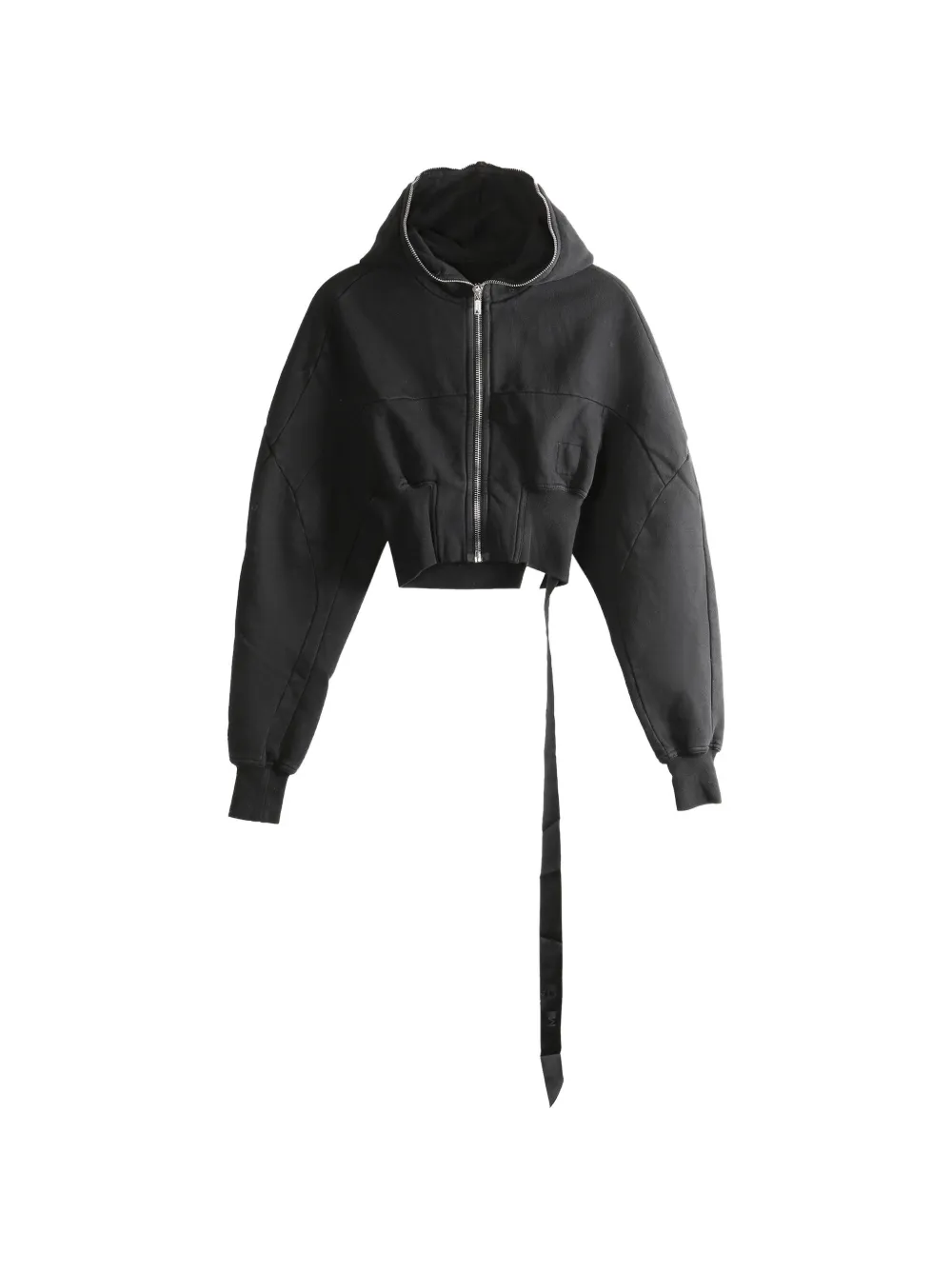 Black hoodie, front view