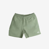 Green short, front view