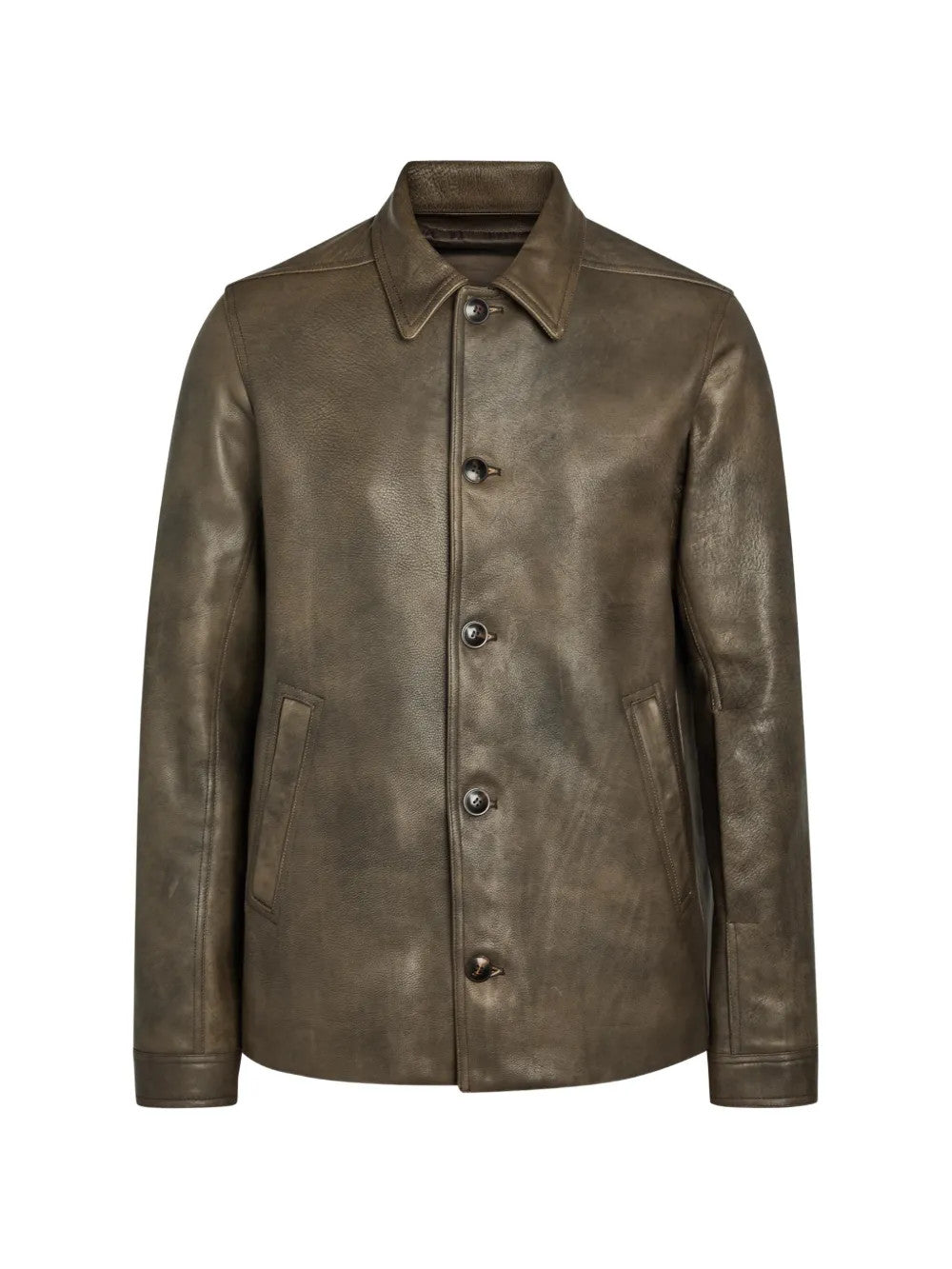 Brown jacket, front view