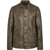 Brown jacket, front view