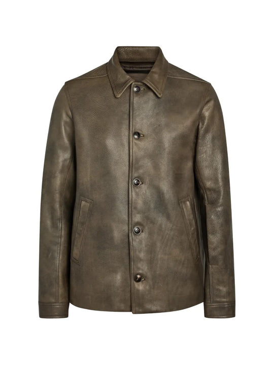 Brown jacket, front view