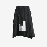 Black skirt, front view
