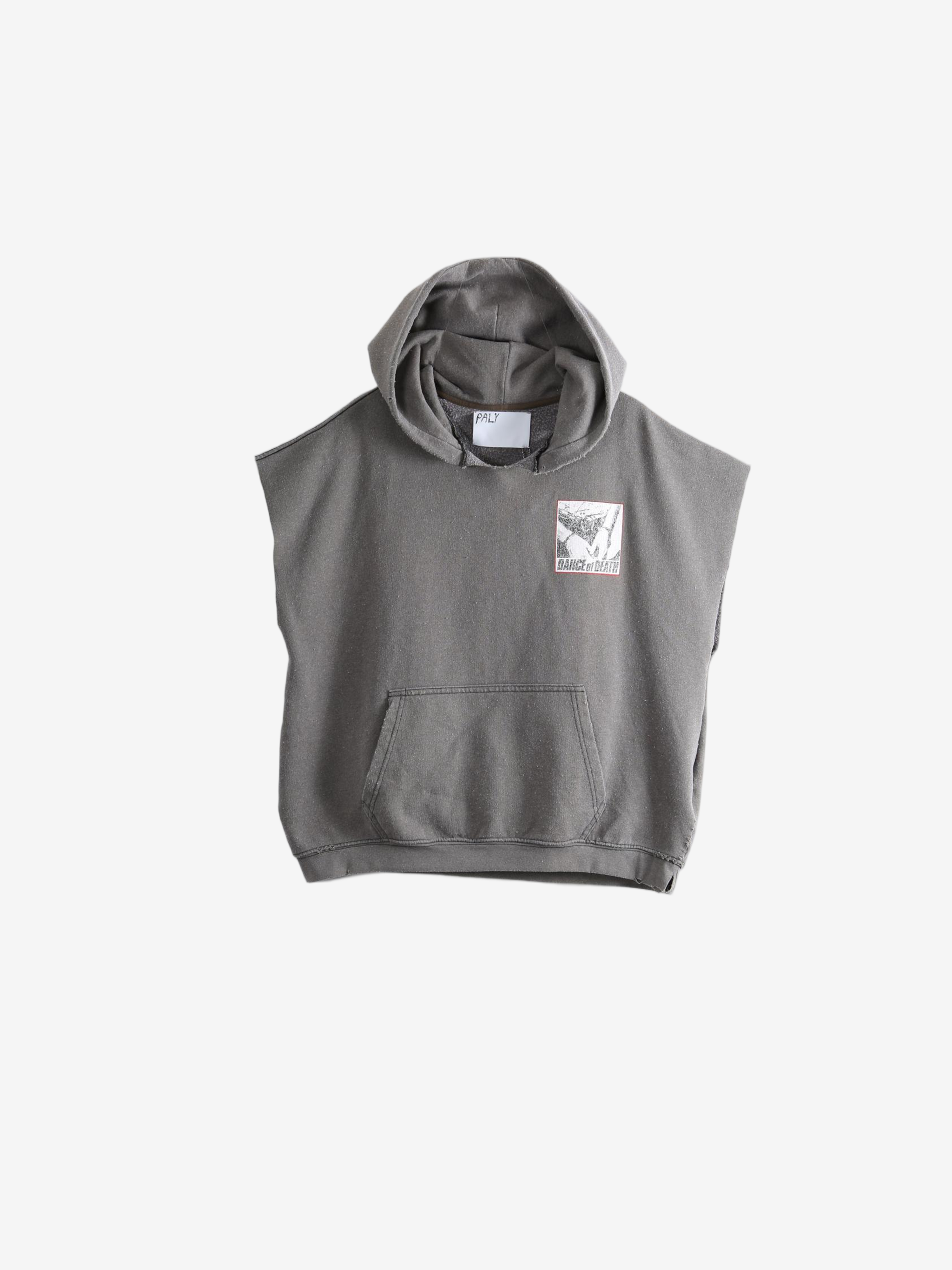 Grey hoodie, front view