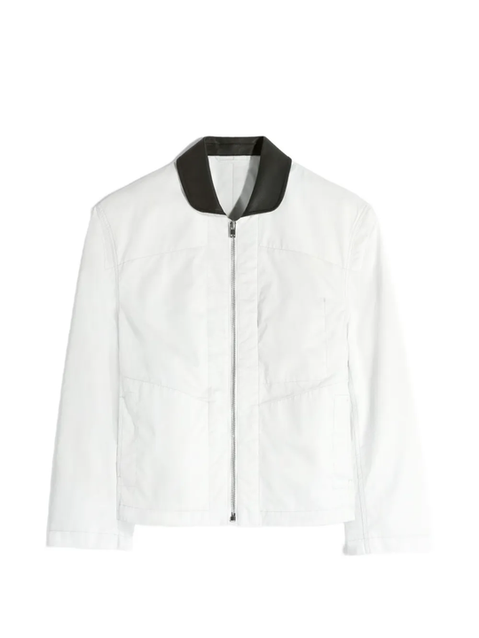 Tan jacket, front view