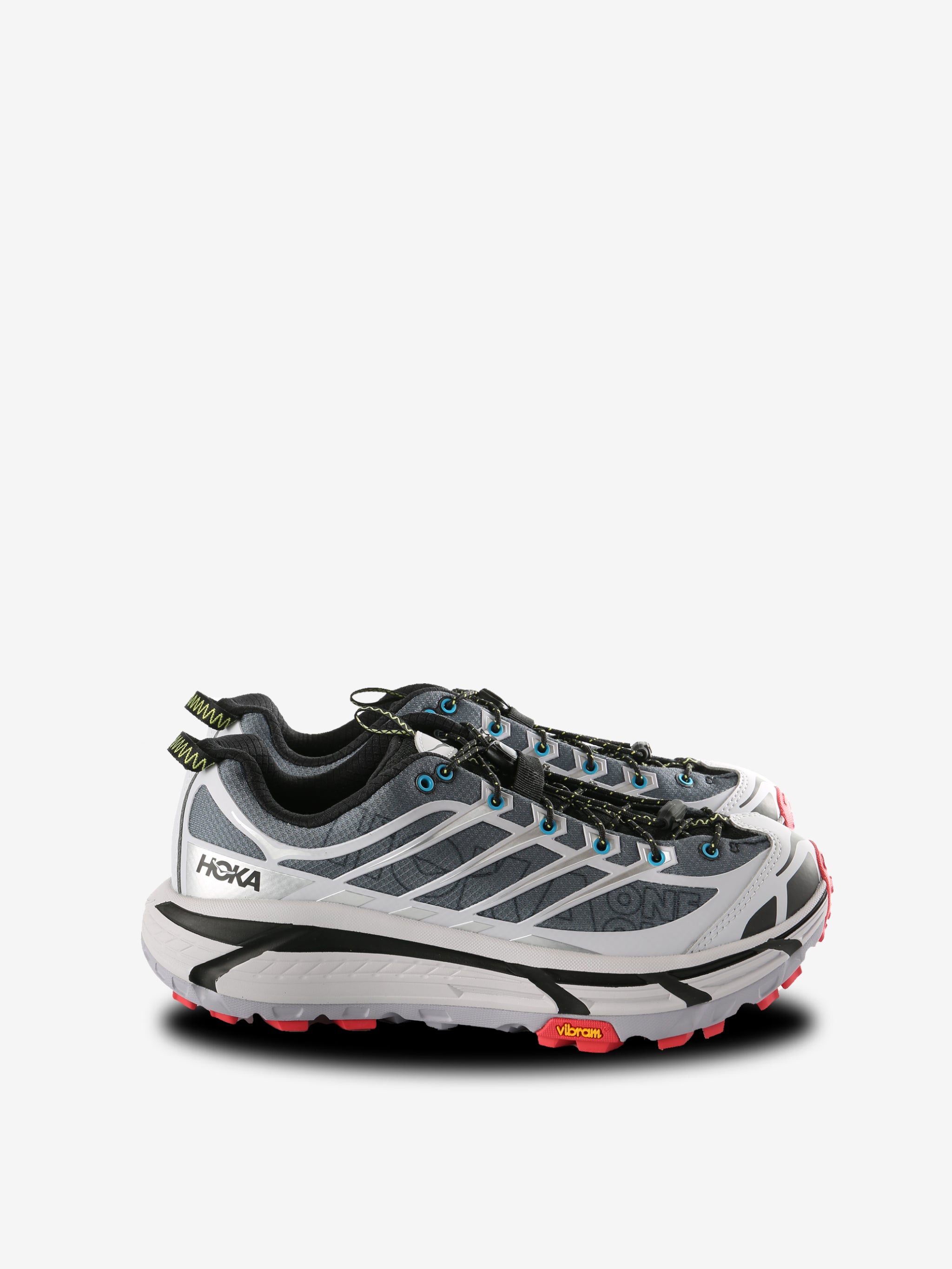 Gray sneakers, front view