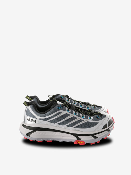 Gray sneakers, front view