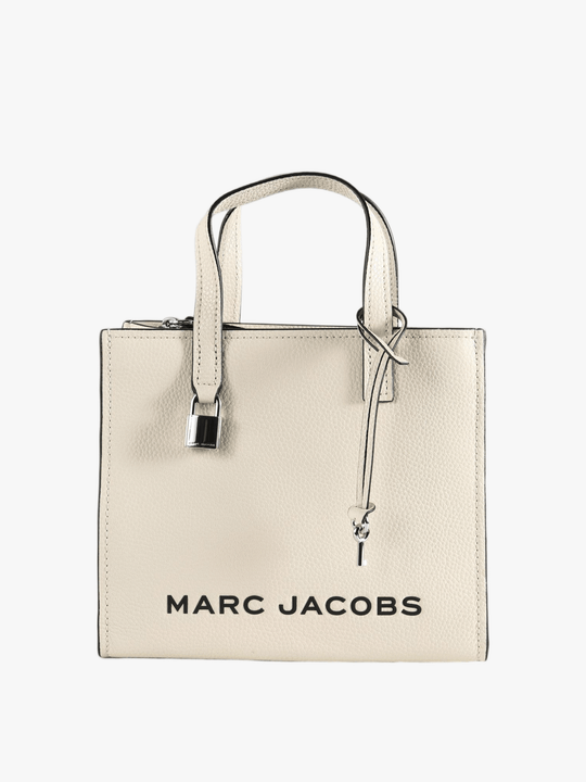 Tan bag, front view