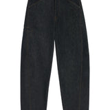 Navy pants, front view