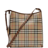 Tan bag, front view