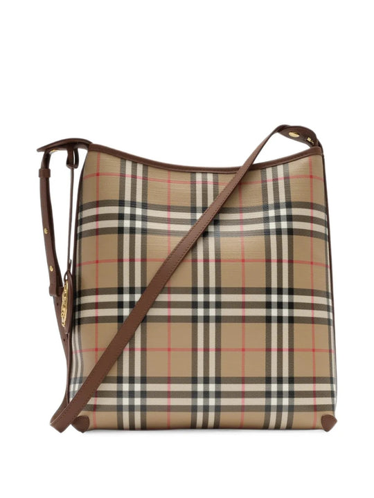 Tan bag, front view