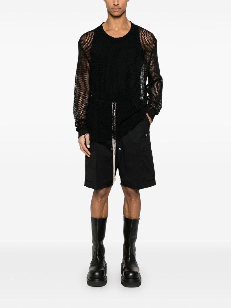 RICK OWENS - Men Heavy Cotton Cargobela Shorts