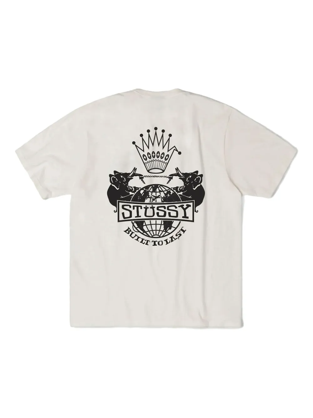 White t-shirt,back view