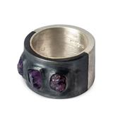 PARTS OF FOUR - Sistema Ring (Terrestrial Surfaced, 3 Winza Sapphires, 17mm, MA+KA+WIS)