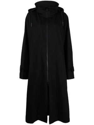 YOHJI YAMAMOTO REGULATION Women r-hooded coat
