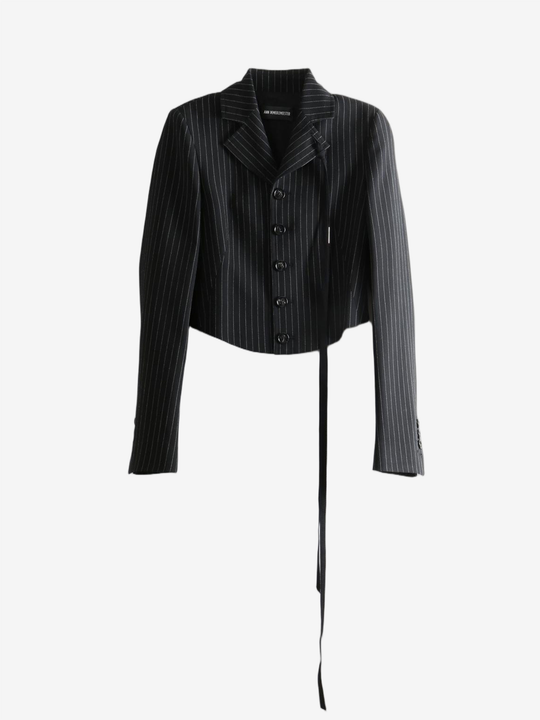 Black jacket, front view