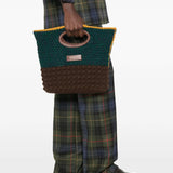 Green bag, front view