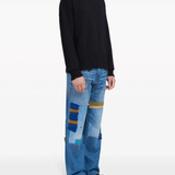 Black sweater, full body view