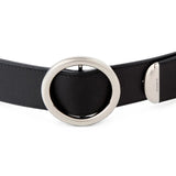 Black accessories, front view