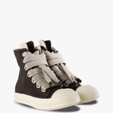 Brown shoes, front view