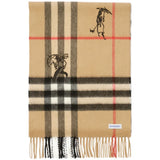 Tan scarf, front view