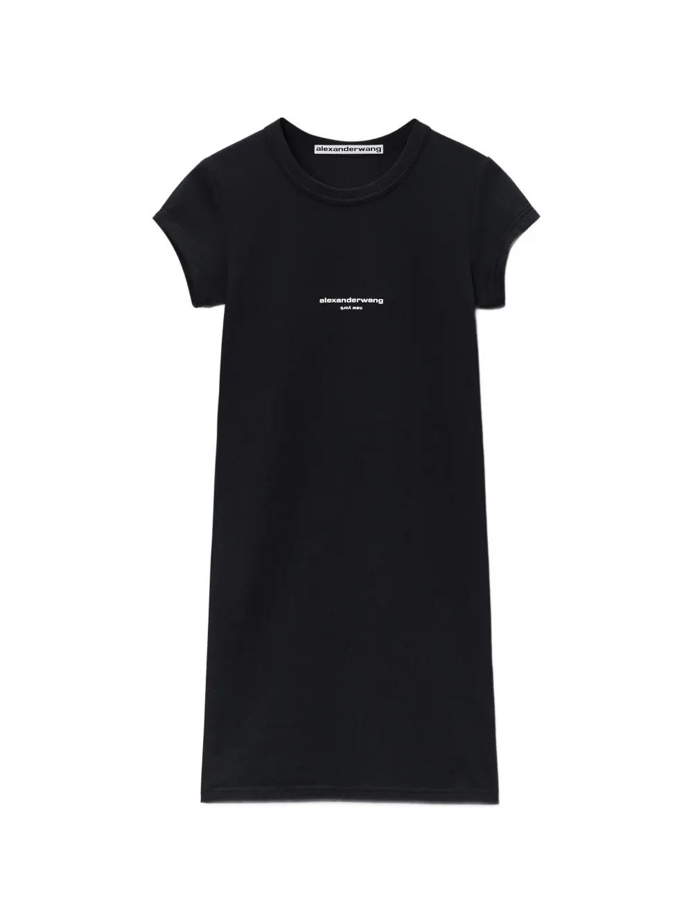 Black t-shirt, front view
