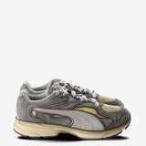 Grey sneakers,front view