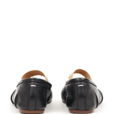 Black flat, back view