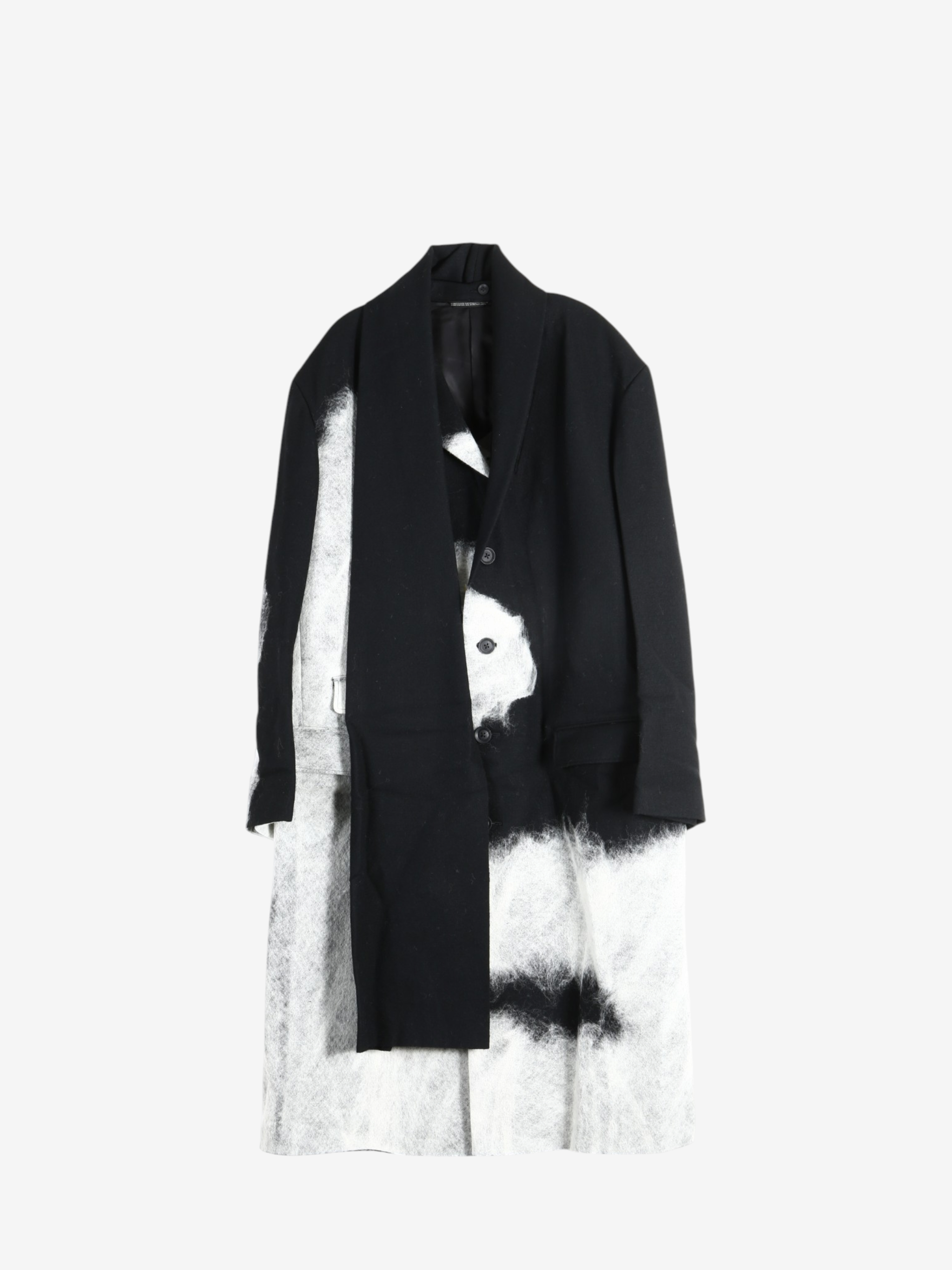 Black jacket, front view