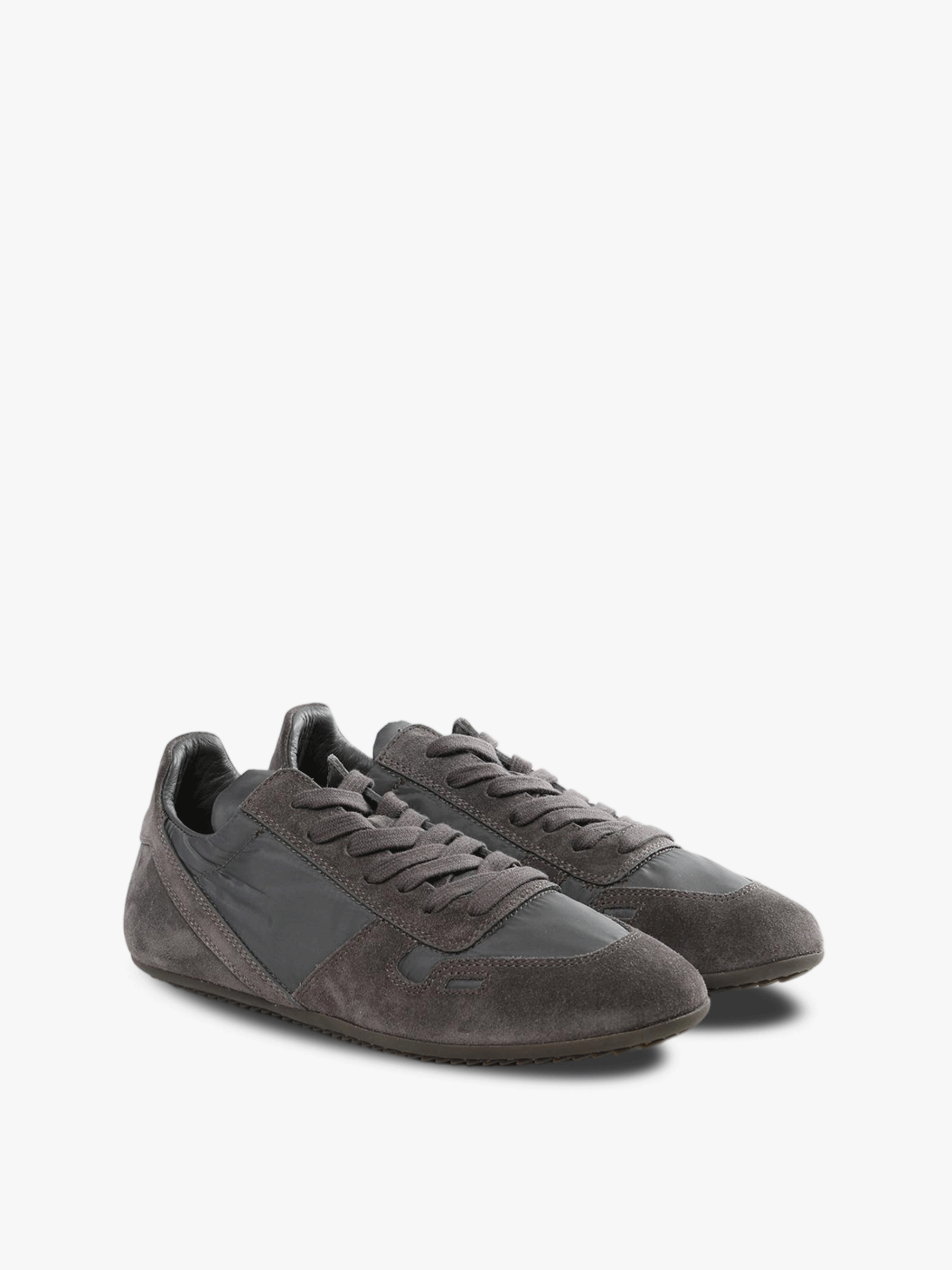 Brown shoes, side view