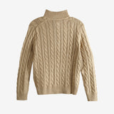 Brown sweater,back view