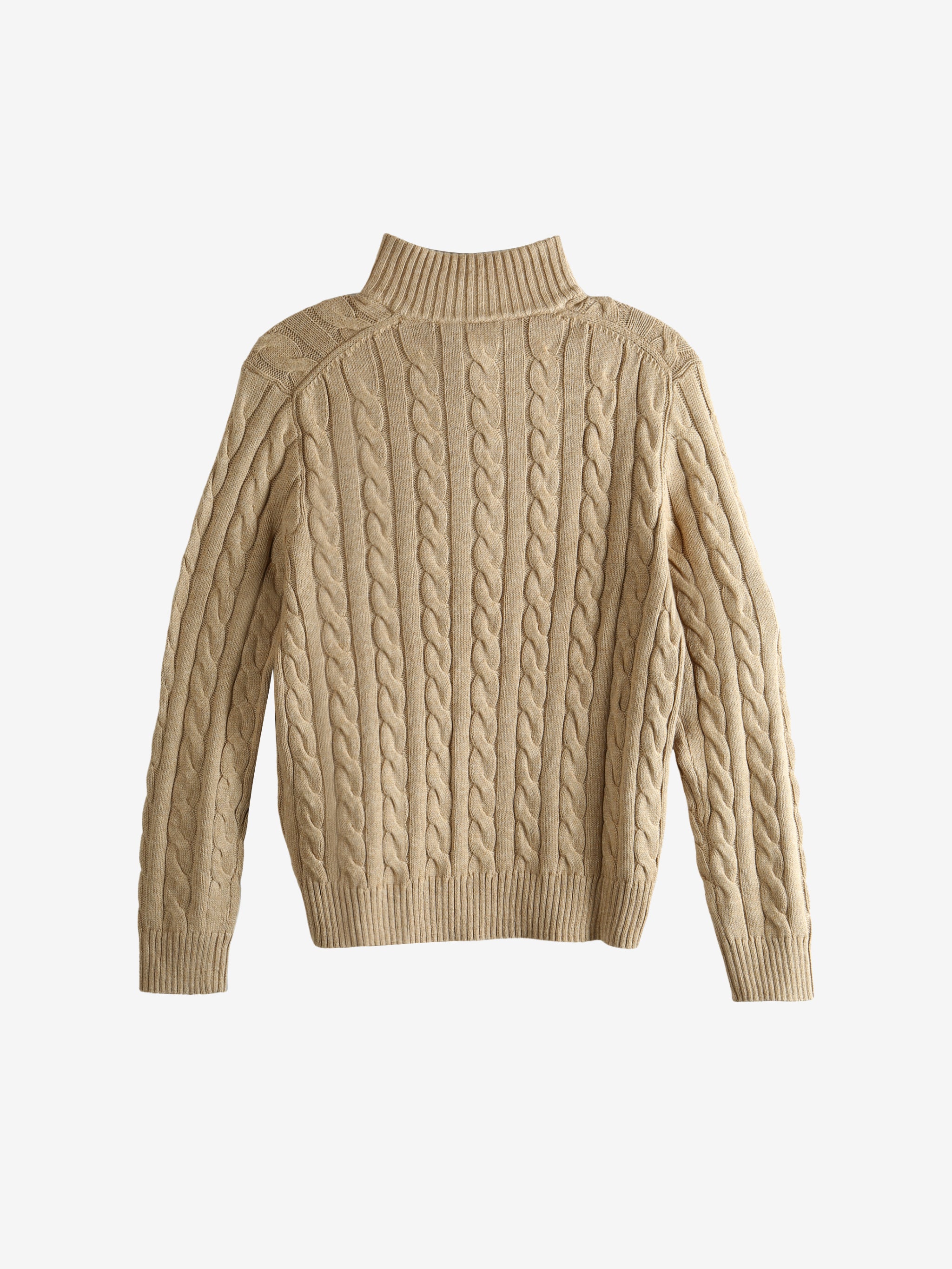 Brown sweater,back view