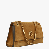 Tan bag, side view