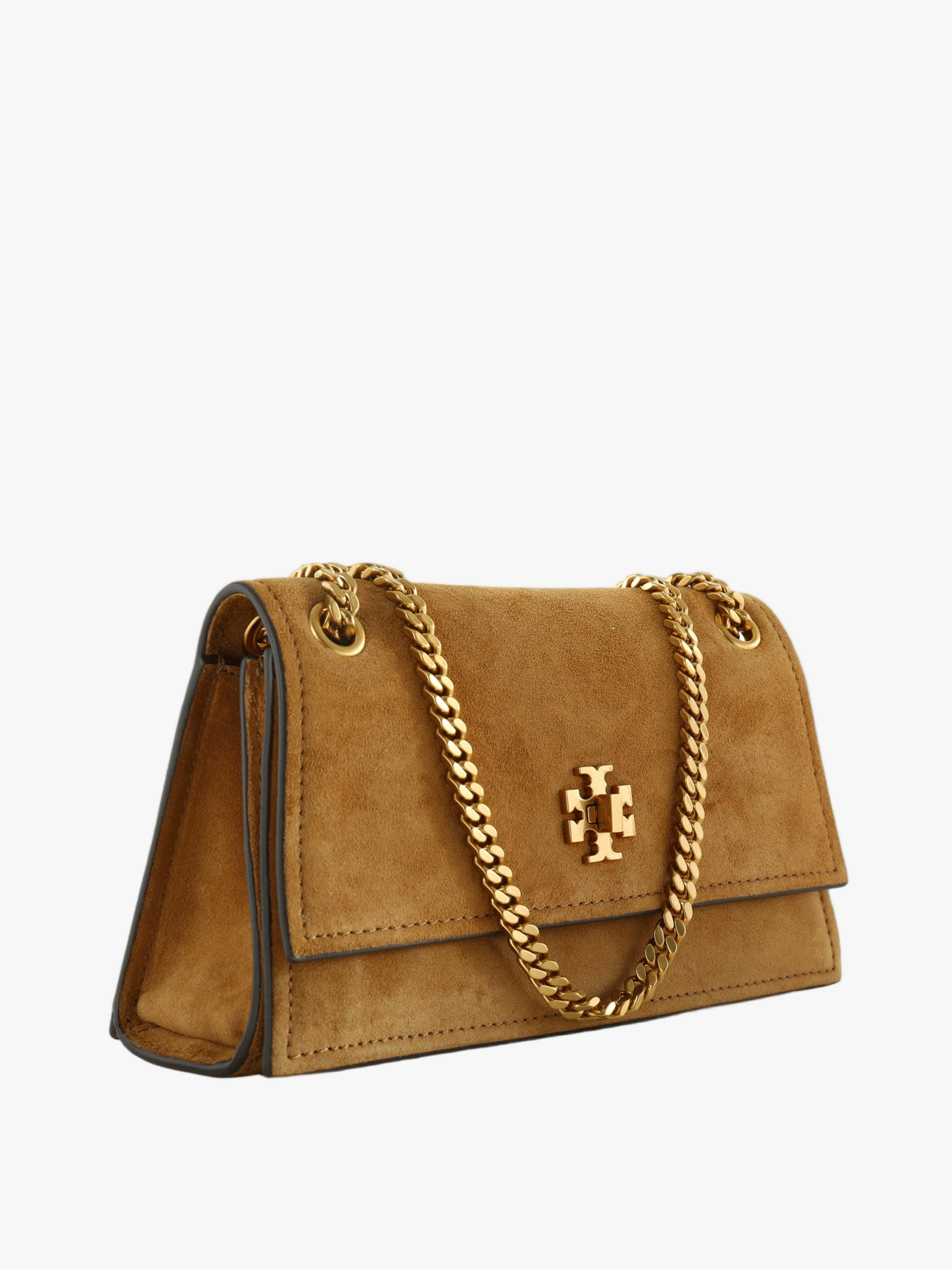 Tan bag, side view