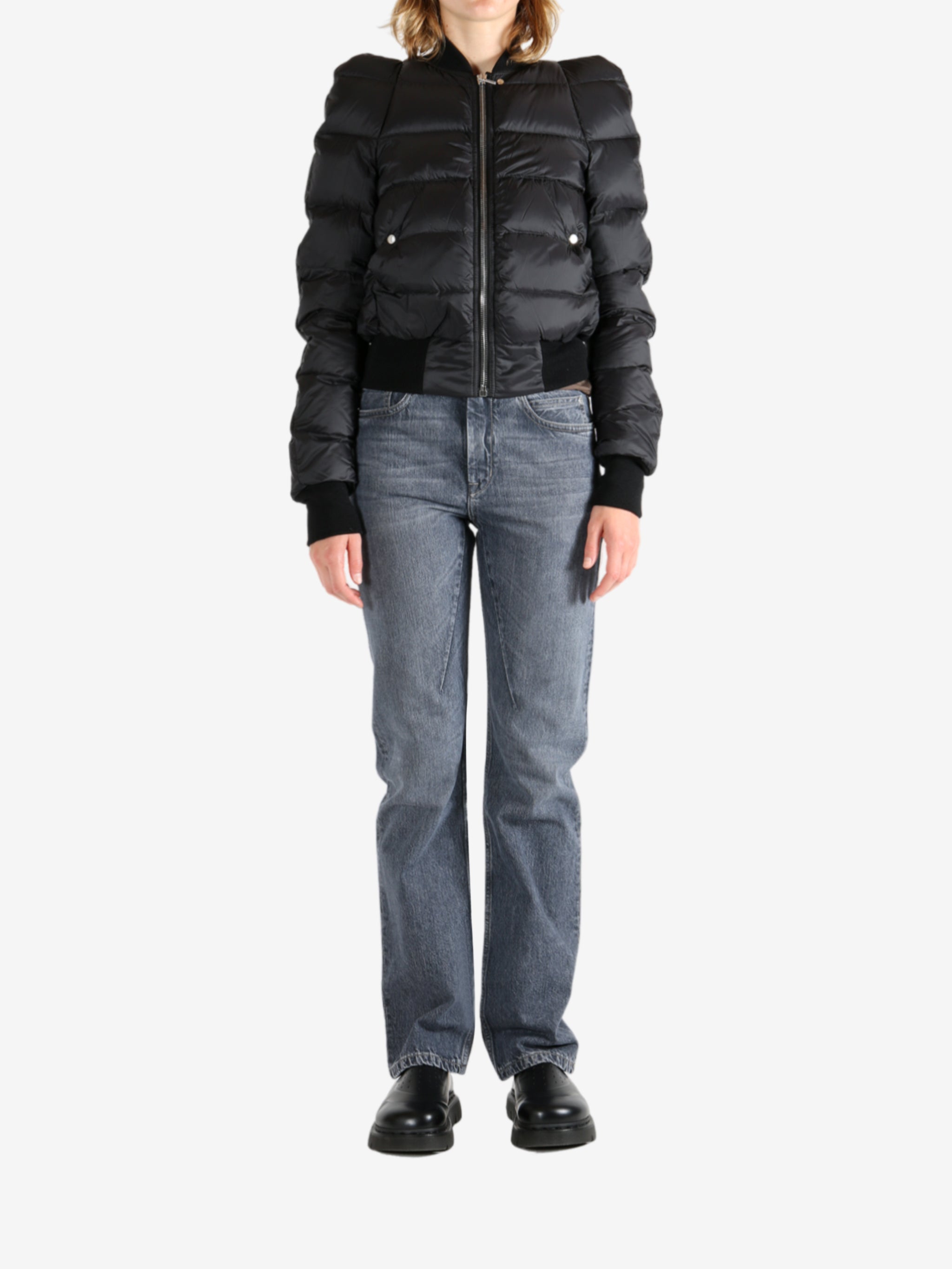 Black jacket,full body view