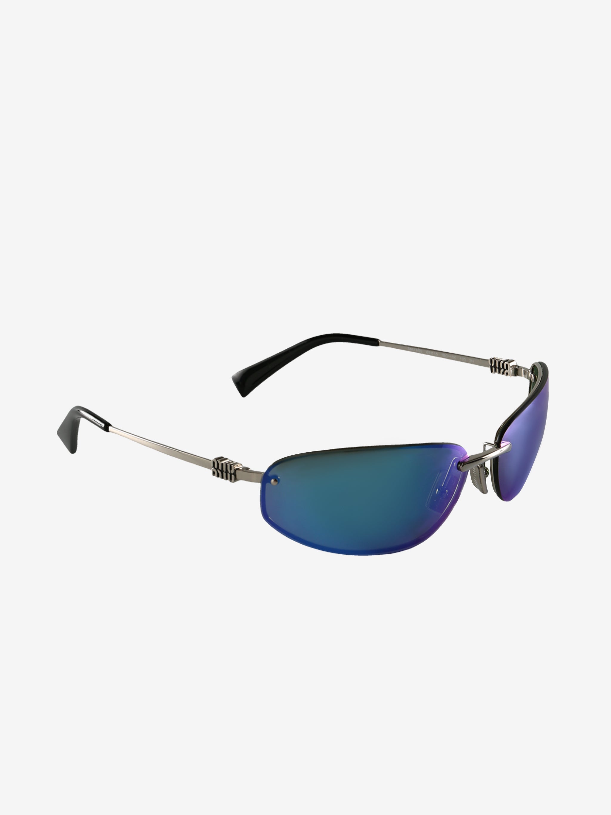 Green sunglasses, side view