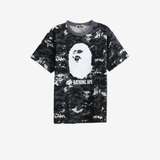 Black t-shirt, front view