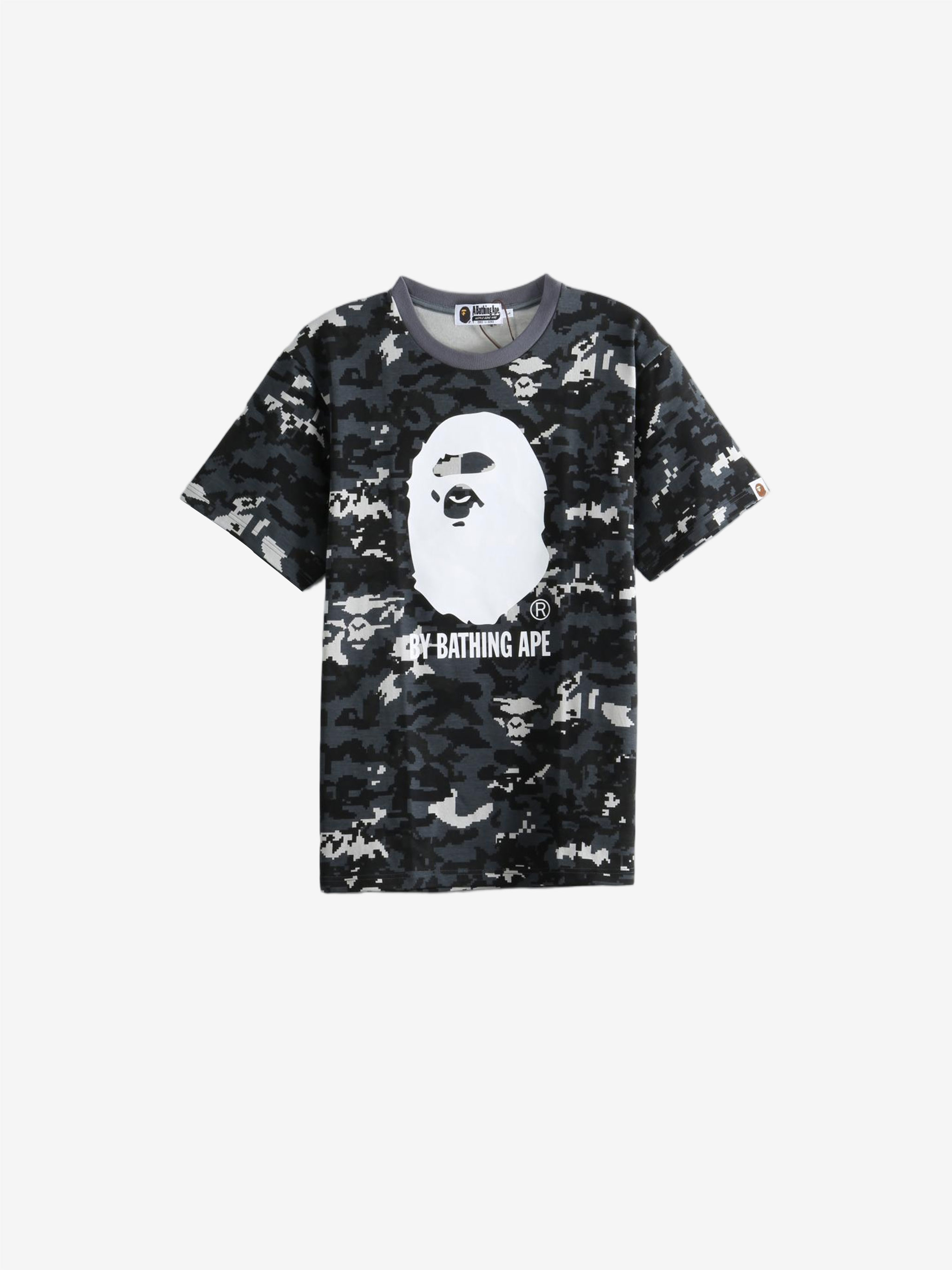 Black t-shirt, front view