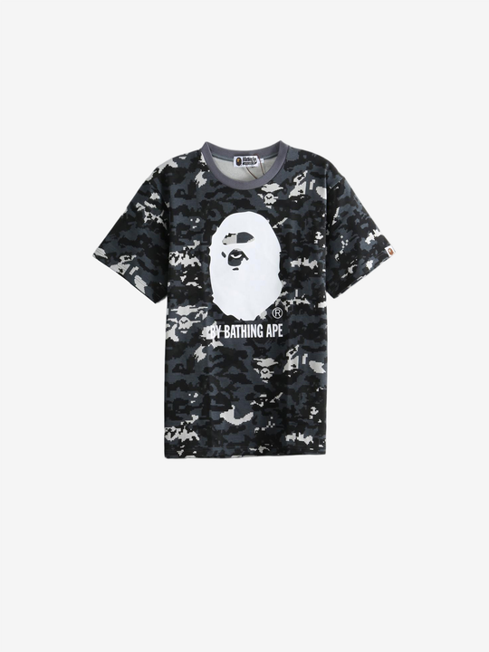 Black t-shirt, front view